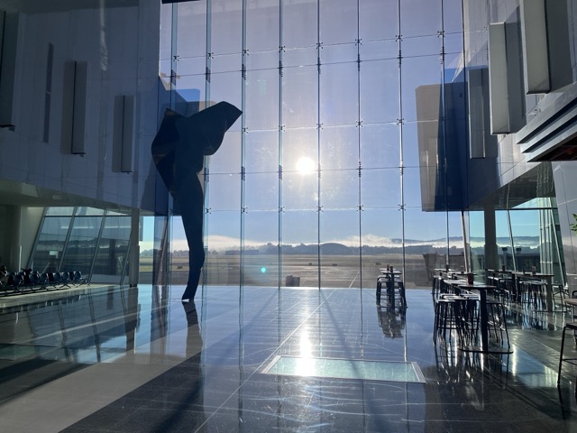 Canberra's airport terminal.